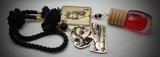 Blondinė už vairo - Juodas moteriškas