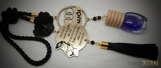 Audi kvapukas - juodas moteriškas - Pakabutis.lt