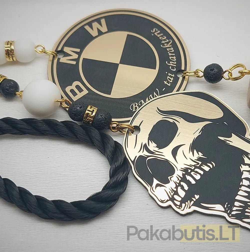 BMW kaukolė kvapukas - Pakabutis.lt