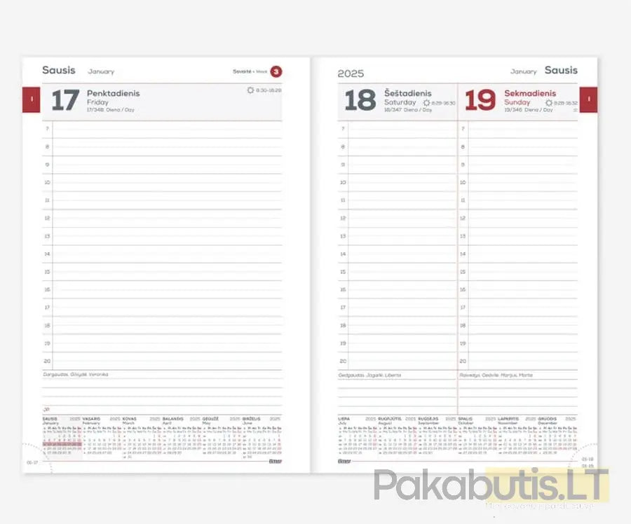 Darbo knyga 2025 - Mokytojams ! - Pakabutis.lt