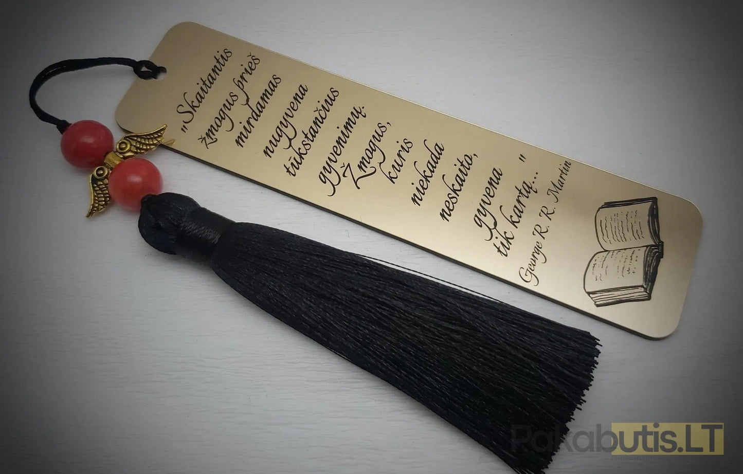 Knygų skirtukas - Skaitantis žmogus - Pakabutis.lt