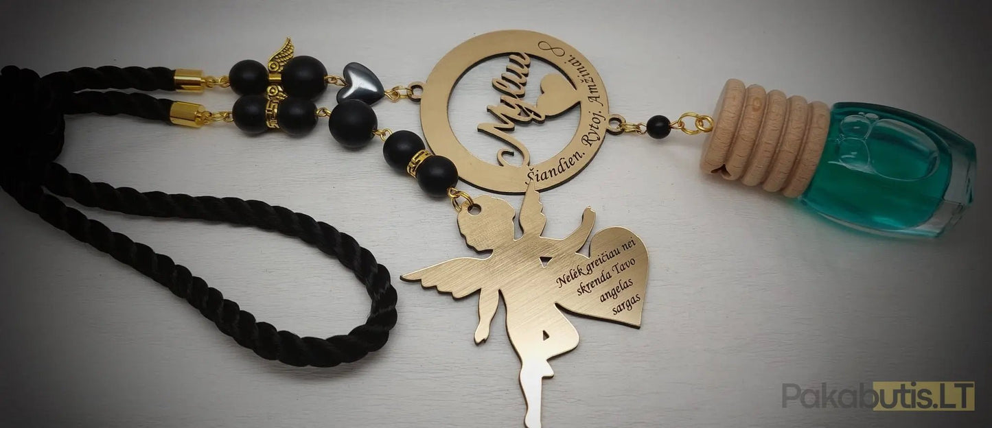 Kvapukas - Myliu angelas - Pakabutis.lt