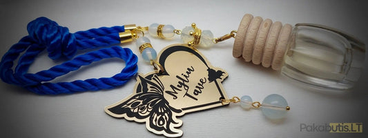 Kvapukas - Myliu mėlynas - Pakabutis.lt