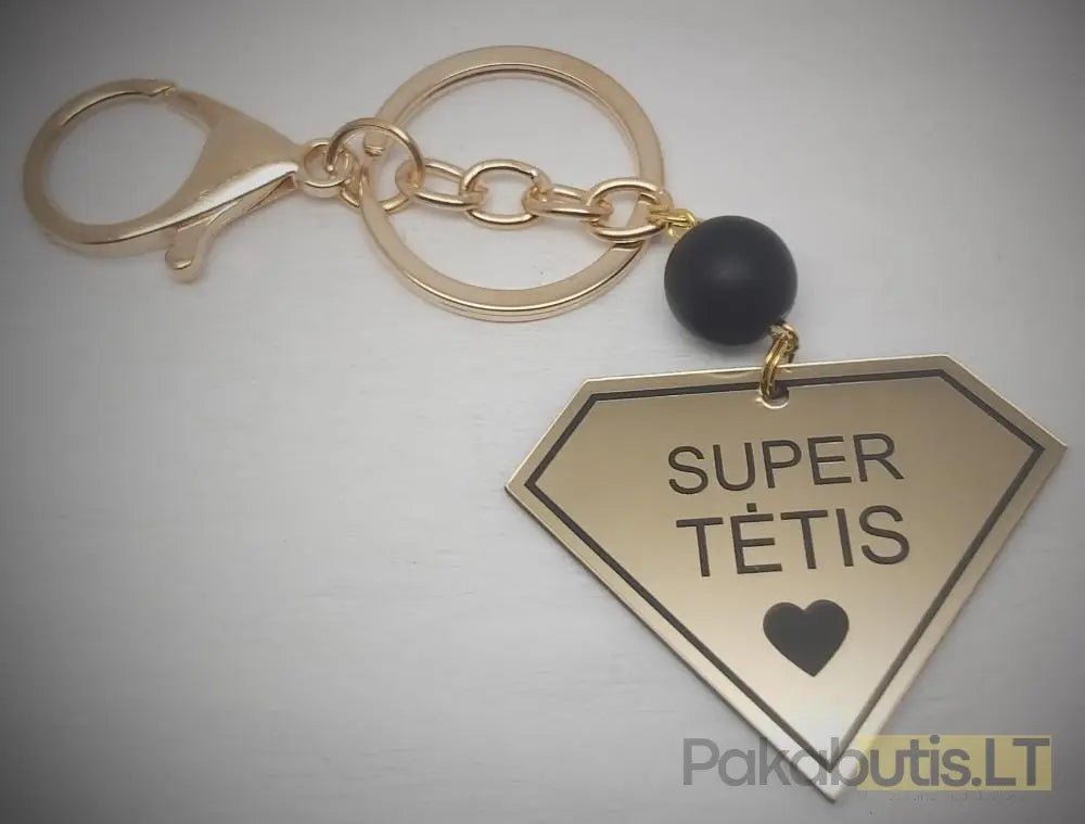 Raktų pakabukas - Super tėtis ! - Pakabutis.lt