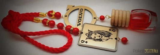 Volvo kvapukas - Moteriškas su korta - Pakabutis.lt