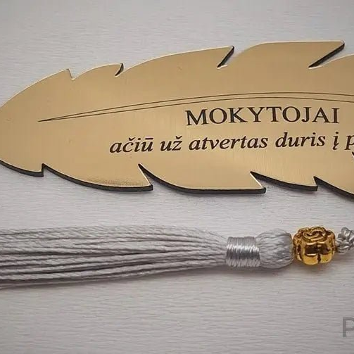 Knygų skirtukas - Mokytojai