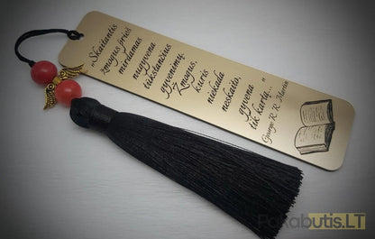 Knygų skirtukas - Skaitantis žmogus - Pakabutis.lt