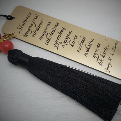 Knygų skirtukas - Skaitantis žmogus